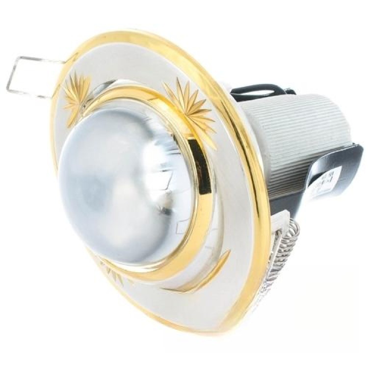 Светильник точечный 301A CF SS/G R50 матовое серебро/золото АскоУкрем цена 89грн - фотография 2