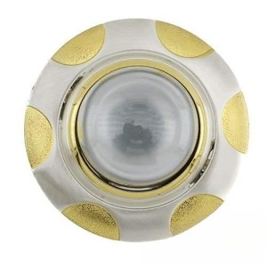 Светильник точечный 307A SS/G R50 Матовое серебро/золото АскоУкрем