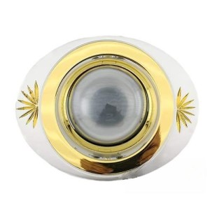 Светильник точечный 856A CF PS/G R50 перламутровое серебро/золото АскоУкрем