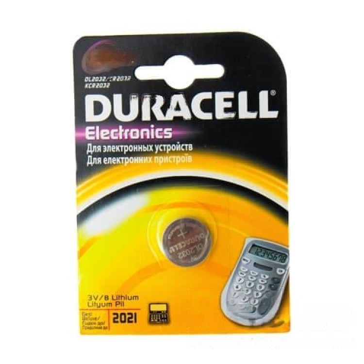 Батарейка литиевая DL2032 3В Duracell