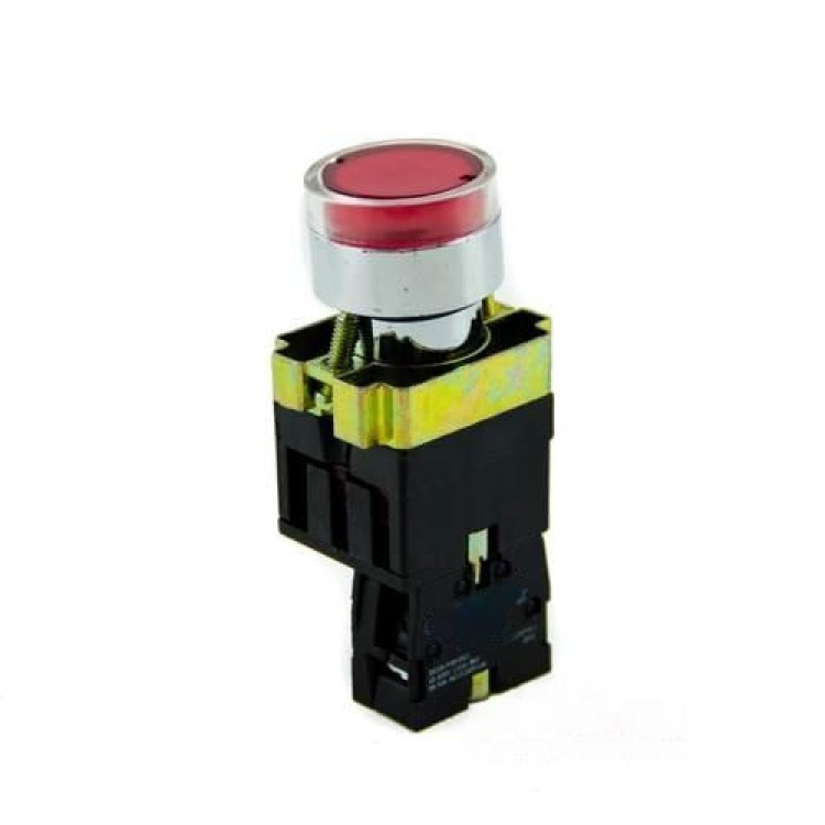 Кнопка XB2-BW3471 1NC красная с подсветкой АскоУкрем цена 115грн - фотография 2