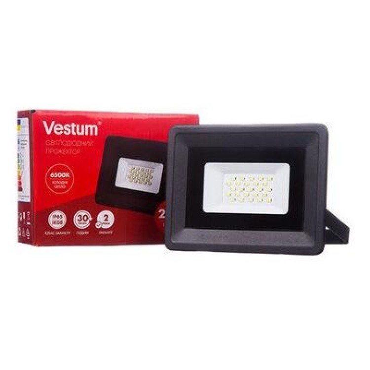 в продаже Прожектор LED Vestum 20Вт 1800Лм 6500K IP65 - фото 3