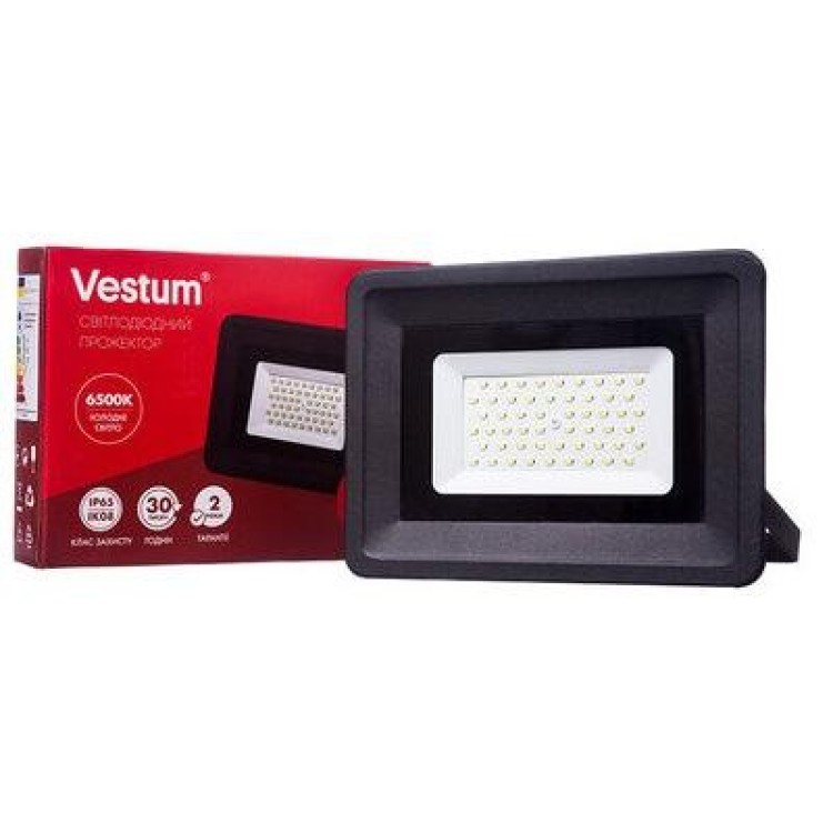в продаже Прожектор LED Vestum 50Вт 4300Лм 6500K IP65 - фото 3
