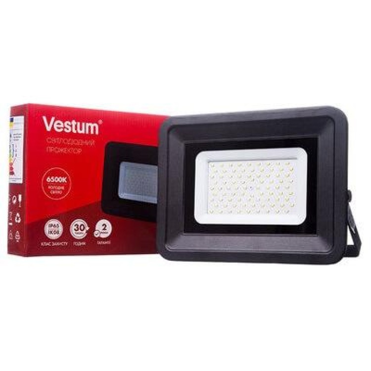 в продаже Прожектор LED Vestum 70Вт 6100Лм 6500K IP65 - фото 3