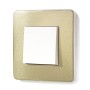 Однопостова рамка Schneider Electric NU280259 (золото/білий)