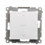 3-позиційний жалюзійний вимикач Kontakt Simon Simon 54 Premium DZW1K.01/11 (1-0-2) (білий)