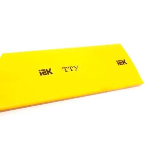 Жовта термозбіжна трубка IEK UDRS-D60-1-K05 ТТУ 60/30 (1м)