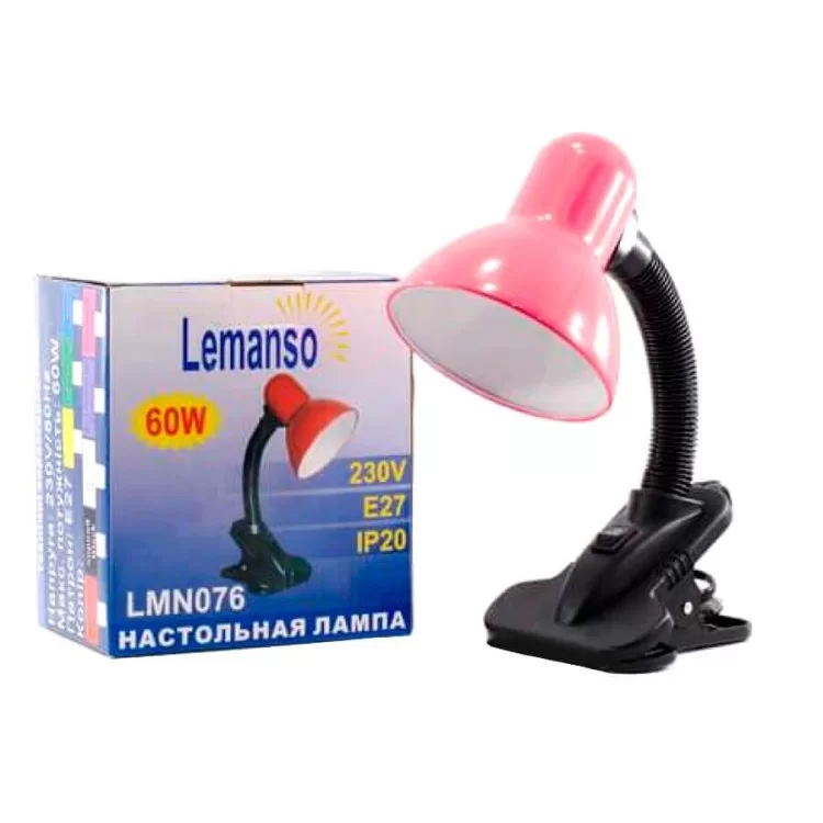 Настольная лампа LMN076 розовая Lemanso цена 1грн - фотография 2
