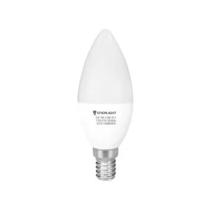Лампа светодиодная С37 5Вт 3000K E14 ENERLIGHT