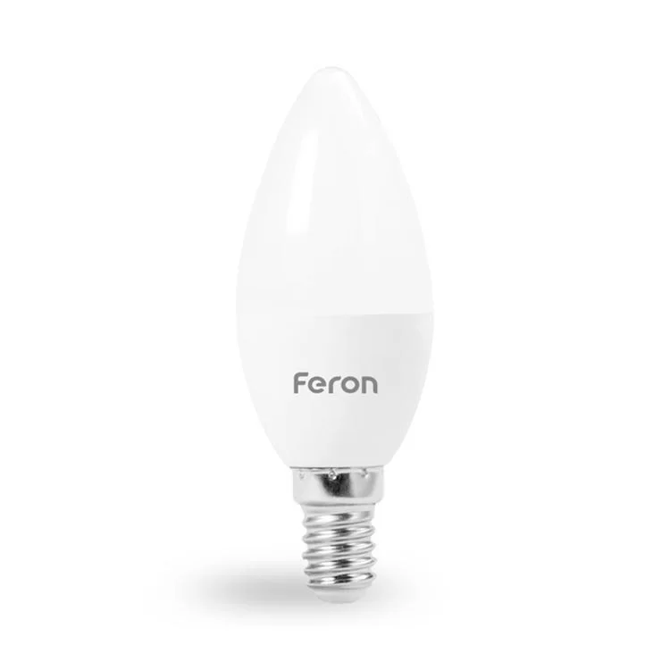 Лампа світлодіодна свічка C37 7W Е14 4000K LB-197 Feron