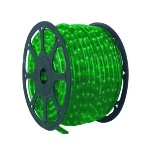 Провід сяючий Feron LED 2-полосний зелений