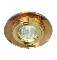 Світильник вбудований 8050-2 50W G5.3 коричневий-золото Feron