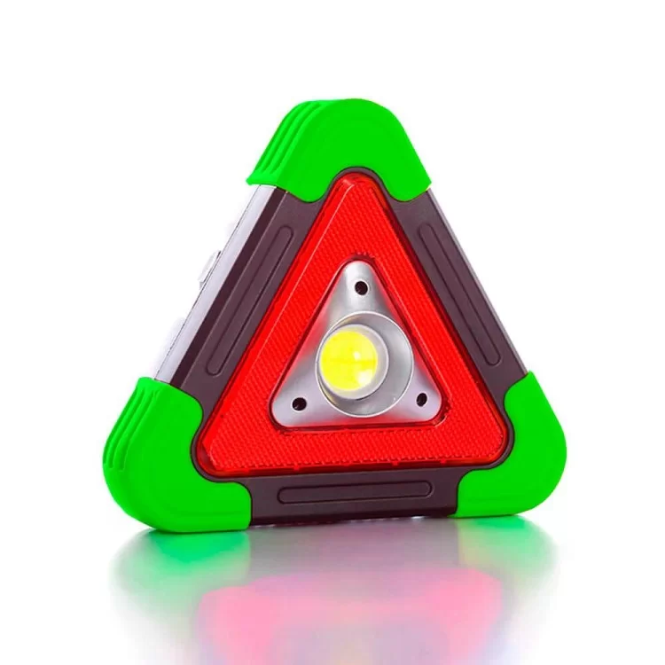 Світильник LED 1COB 30SMD RED зі знаком аварійної зупинки