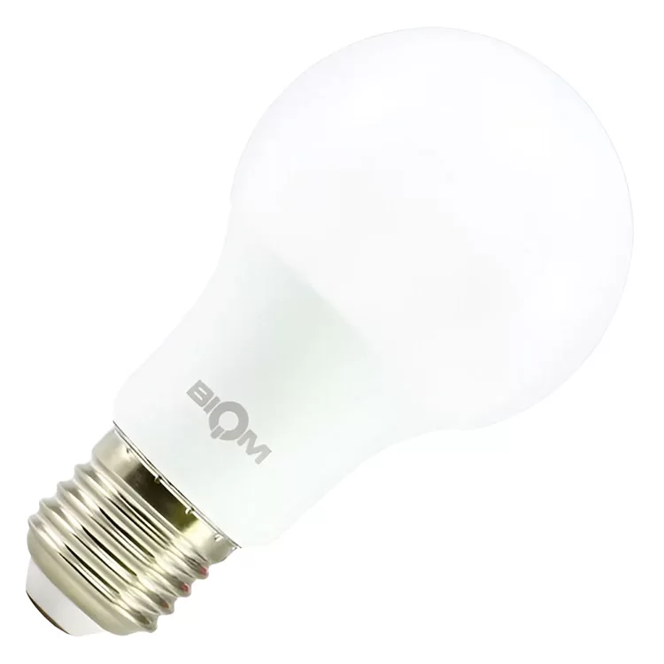 Светодиодная лампа Biom BT-511 A60 12W E27 3000К матовая (00-00001431) цена 45грн - фотография 2