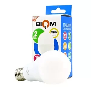 Светодиодная лампа Biom BT-515 A60 15W E27 3000К матовая (00-00001433)