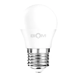 Светодиодная лампа Biom BT-584 G45 9W E27 4500К матовая (00-00012229)