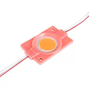 Світлодіодний модуль OEM BRT COB 2.4W круглий 12В, IP65 рожевий (00-00014569)