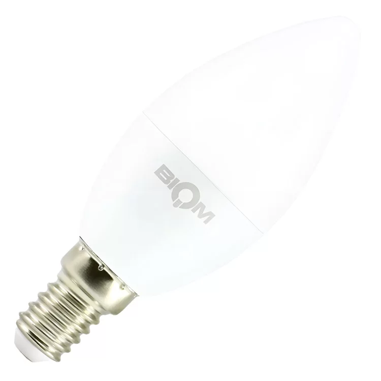 в продаже Светодиодная лампа Biom BT-550 C37 4W E14 4500К матовая (00-00001424) - фото 3