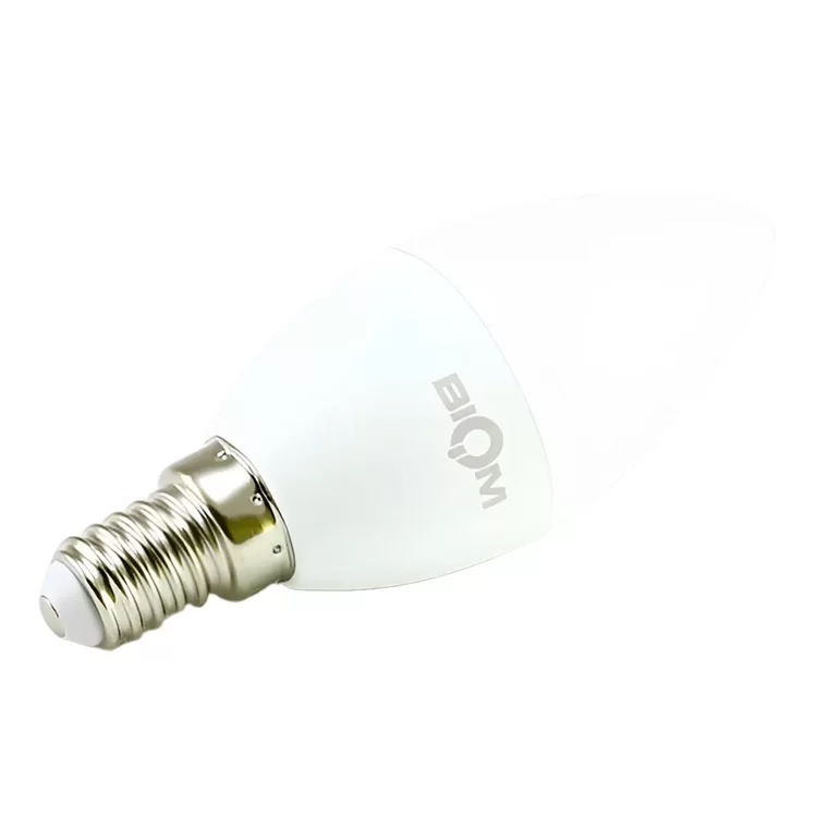 Свiтлодiодна лампа Biom BT-550 C37 4W E14 4500К матова (00-00001424) відгуки - зображення 5