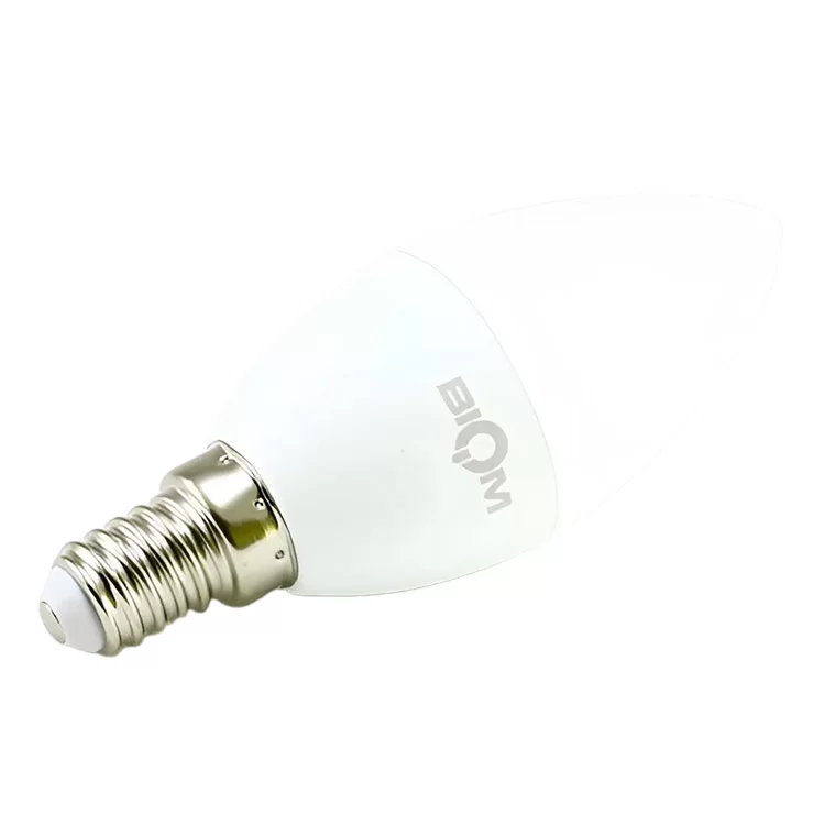 Свiтлодiодна лампа Biom BT-570 C37 7W E14 4500К матова (00-00001428) ціна 34грн - фотографія 2