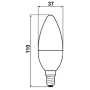Свiтлодiодна лампа Biom BT-570 C37 7W E14 4500К матова (00-00001428)