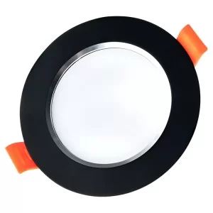 Светильник светодиодный Biom DF-6B 6Вт чорный круглий 5000К (00-00019666)