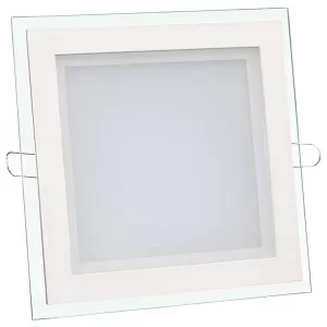 Светильник светодиодный Biom GL-S12 W 12Вт квадратный белый LF-12 (00-00000958)
