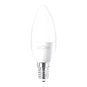 Світлодіодна лампа Biom BT-589 C37 9W E14 4500К матова (00-00012231)