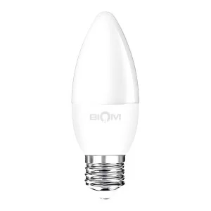 Світлодіодна лампа Biom BT-588 C37 9W E27 4500К матова (00-00012230)