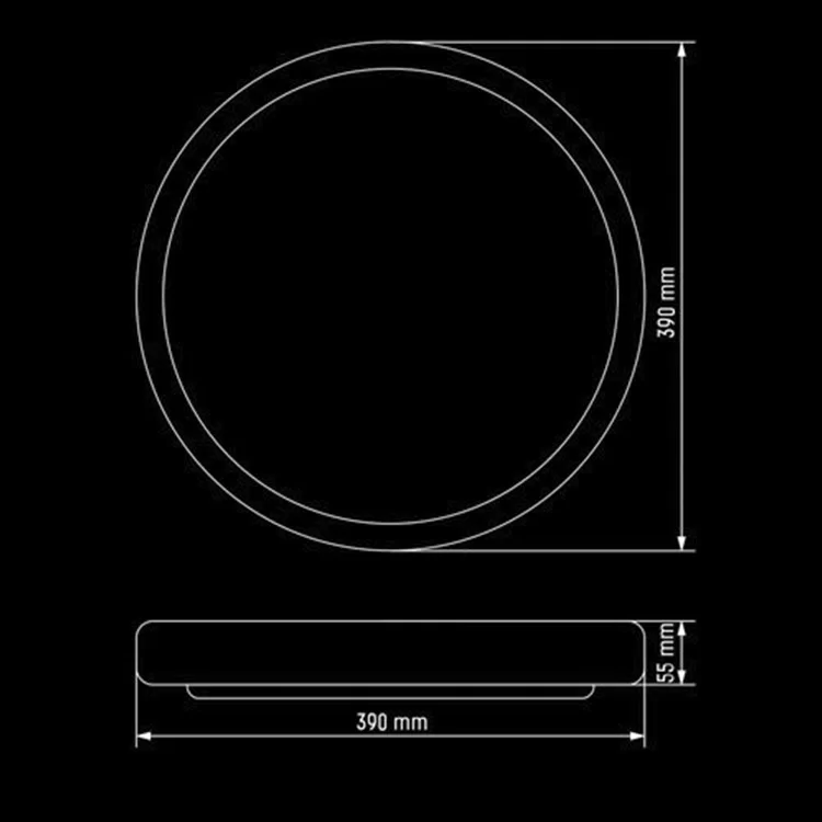 Светильник светодиодный SMART круг 24W 4500K DEL-R08-24 BIOM (DEL-R08-24) отзывы - изображение 5