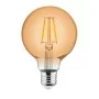 Лампа LED Filament шар 6W E27 2200K RUSTIC GLOBE-6 001-030-0006 Horoz