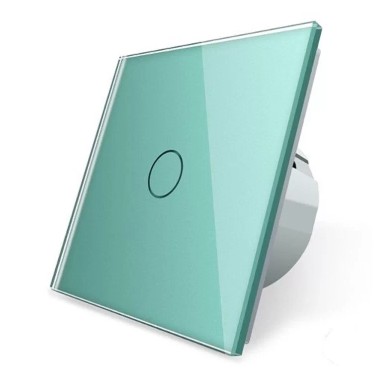 Бесконтактный выключатель Livolo зеленый стекло (VL-C701PRO-18)