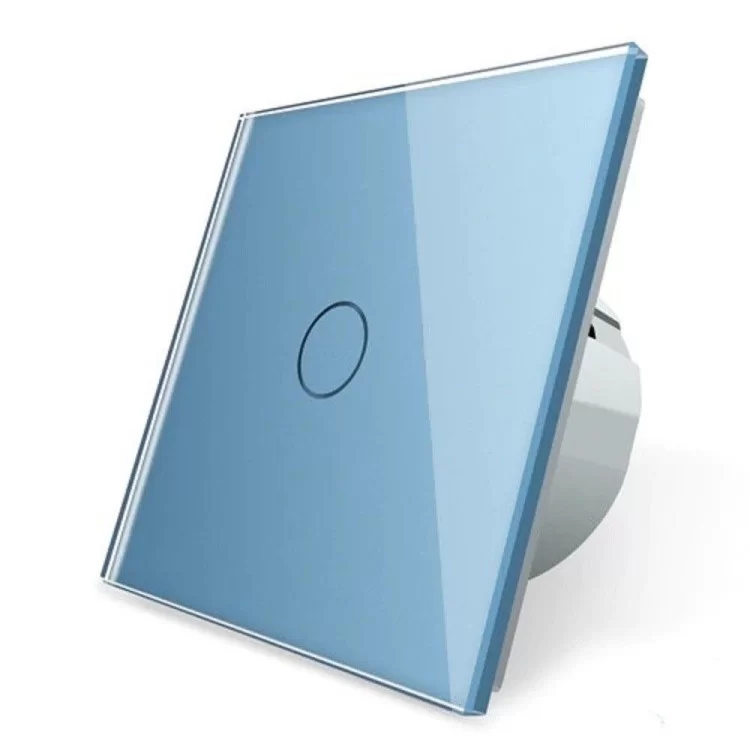 Бесконтактный выключатель Livolo голубой стекло (VL-C701PRO-19)
