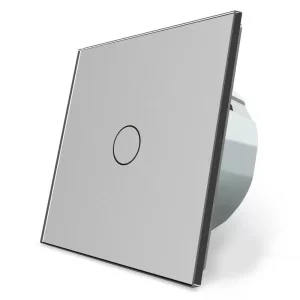 Бесконтактный выключатель Livolo серый стекло (VL-C701PRO-15)