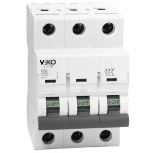 Автоматический выключатель 4VTB-3C 32А 3п. VIKO
