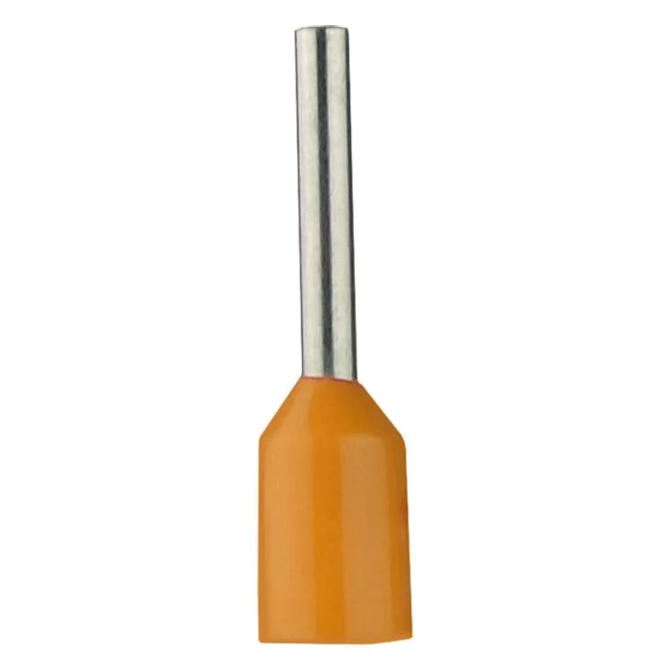 Кабельный наконечник трубчатый изолированный НТ0,5-08 оранжевый АскоУкрем цена 26грн - фотография 2