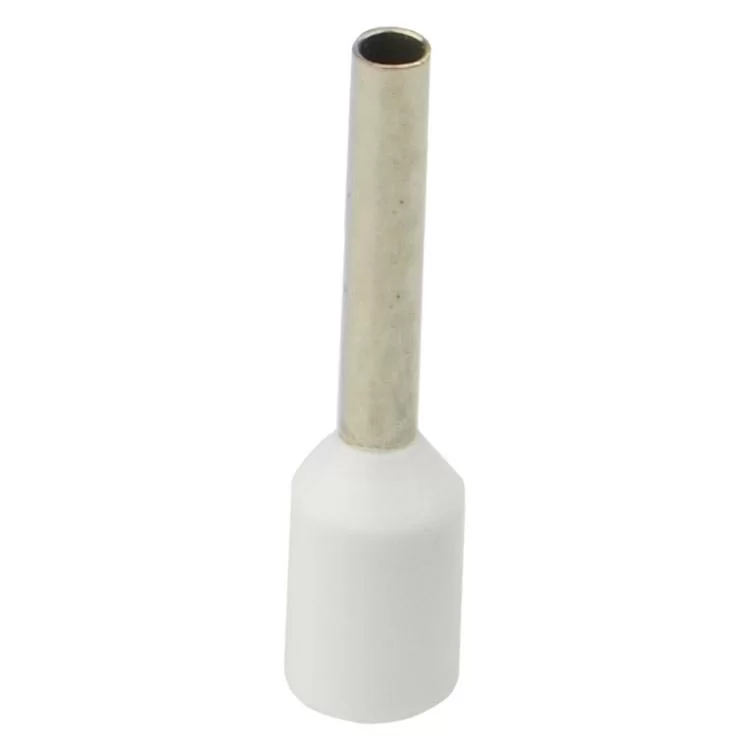 Кабельний наконечник трубчатий ізольований НТ0,75-10 білий АскоУкрем ціна 36грн - фотографія 2