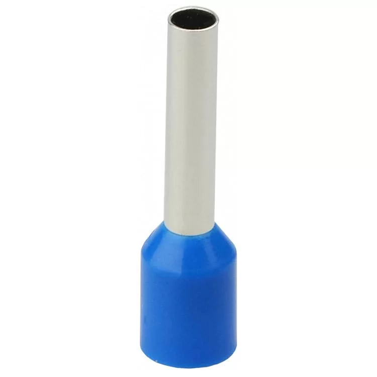 Кабельний наконечник трубчатий ізольований НТ2,5-12 синій АскоУкрем ціна 55грн - фотографія 2