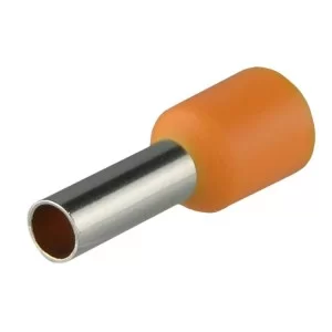 Кабельный наконечник трубчатый изолированный НТ4,0-09 оранжевый АскоУкрем