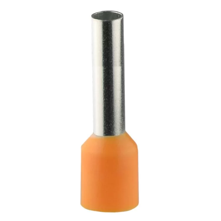 Кабельний наконечник трубчатий ізольований НТ4,0-12 помаранчовий АскоУкрем ціна 76грн - фотографія 2