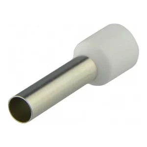 Кабельний наконечник трубчатий ізольований НТ10-18 білий АскоУкрем (A0060010031)