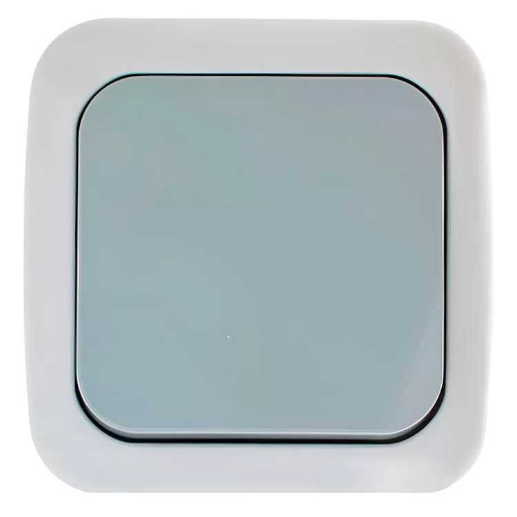 Выключатель одноклавишный IP54 VIKO Palmiye серый (90555501) цена 122грн - фотография 2
