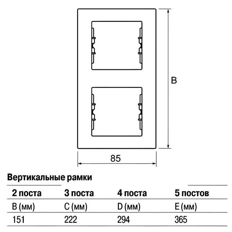 Рамка 2-а вертикальна біла SE Sedna ціна 0грн - фотографія 2