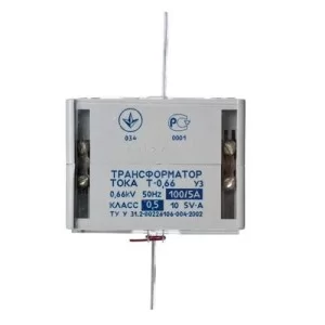 Трансформатор тока Т-0,66 100/5 кл.0,5 Мегомметр