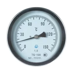 Термометр биметаллический ТБ-100-160 (0... 200)-1,5-О Стеклоприбор