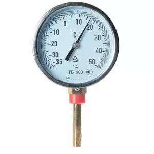 Термометр биметаллический ТБ-100-50 (-35... 50)-1,5-Г Стеклоприбор