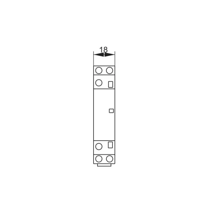 Модульный контактор IEK MKK11-20-11 КМ20-11М AC цена 395грн - фотография 2