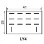 Реле электромагнитное промежуточное LY4 (AC220) АскоУкрем