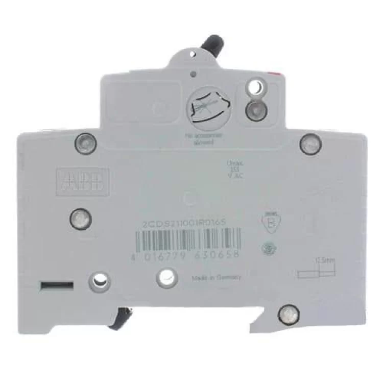 Автоматический выключатель SН201-В16/1 16А 1п. ABB цена 153грн - фотография 2