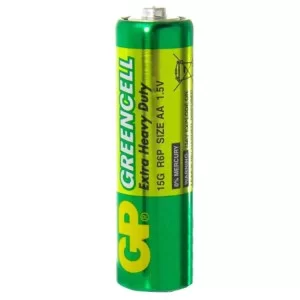 Батарейка сольова AA, R6 1,5В Greencell GP
